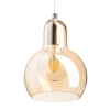 Lampa wisząca szklana PERA bursztynowa