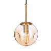 Kinkiet kula szklana LAVA AMBER
