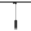 Lampa szynowa wisząca PIPE ring czarna 3-fazowa