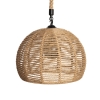 Lampa wisząca boho PELOTA jutowa