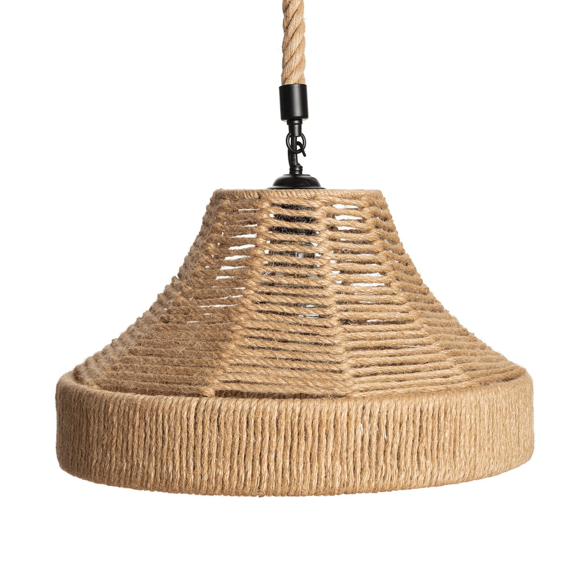 Lampa wisząca boho BASKET jutowa