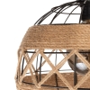 Lampa wisząca boho NATURA jutowa