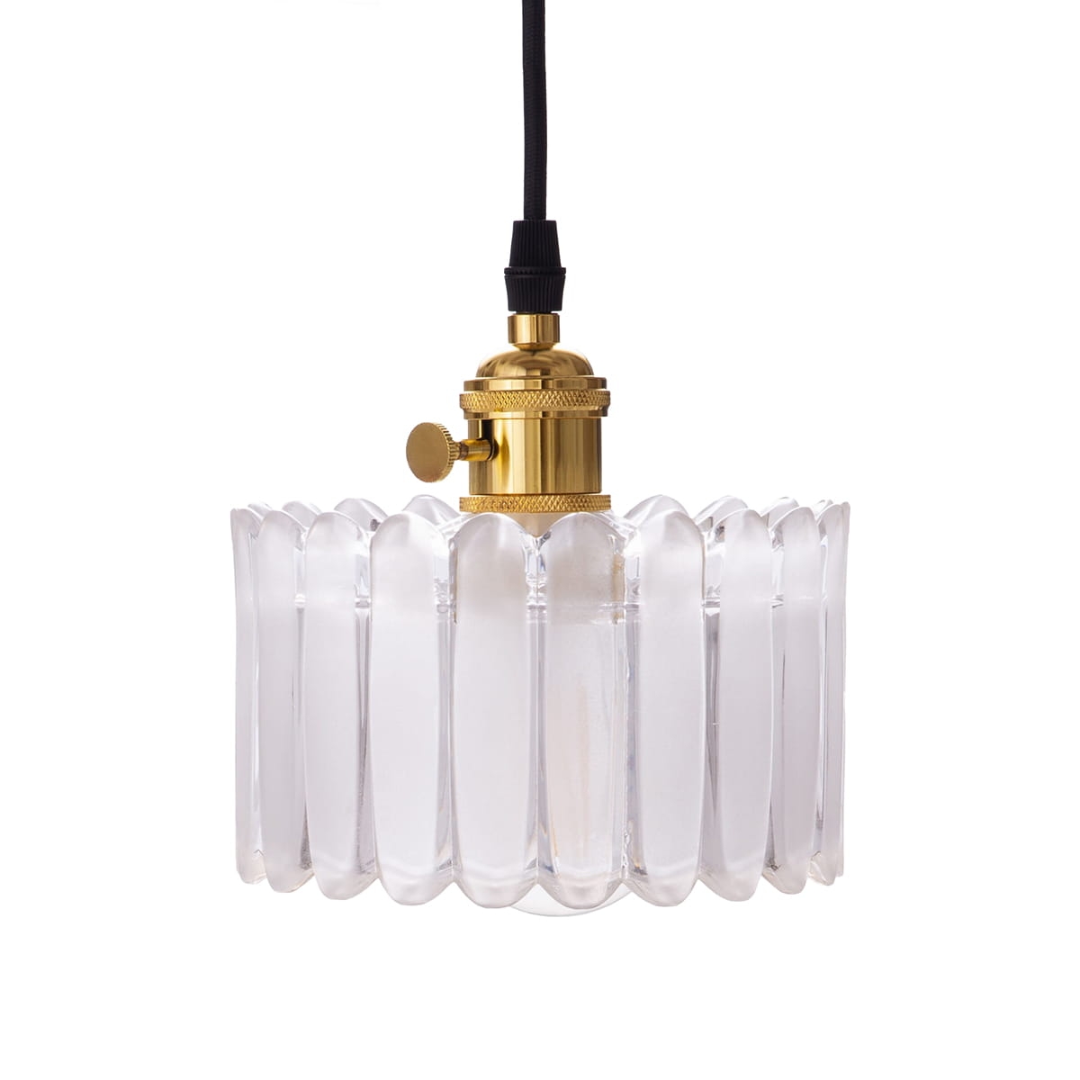 Lampa wisząca szklana CAKE przezroczysta