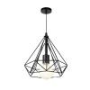 Lampa wisząca druciana LOFT GEO czarna