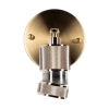 Złoty kinkiet regulowany E27 mały WSP015