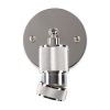 Srebrny kinkiet regulowany E27 mały WSP015