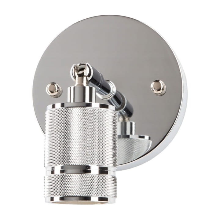 Srebrny kinkiet regulowany E27 mały WSP015