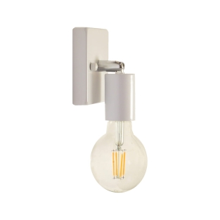 Mały kinkiet czarny regulowany metalowy E27 kwadrat EZO