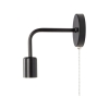 Kinkiet czarny z włącznikiem łańcuszek on/off loft WST052 1xE27