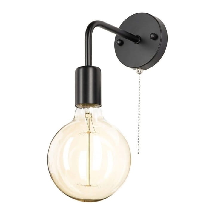 Kinkiet czarny z włącznikiem łańcuszek on/off loft WST052 1xE27