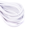 Kabel w oplocie z wtyczką biały 2x0,75mm z przełącznikiem 4m