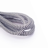 Kabel w oplocie z wtyczką zebra 2x0,75mm z przełącznikiem 2m