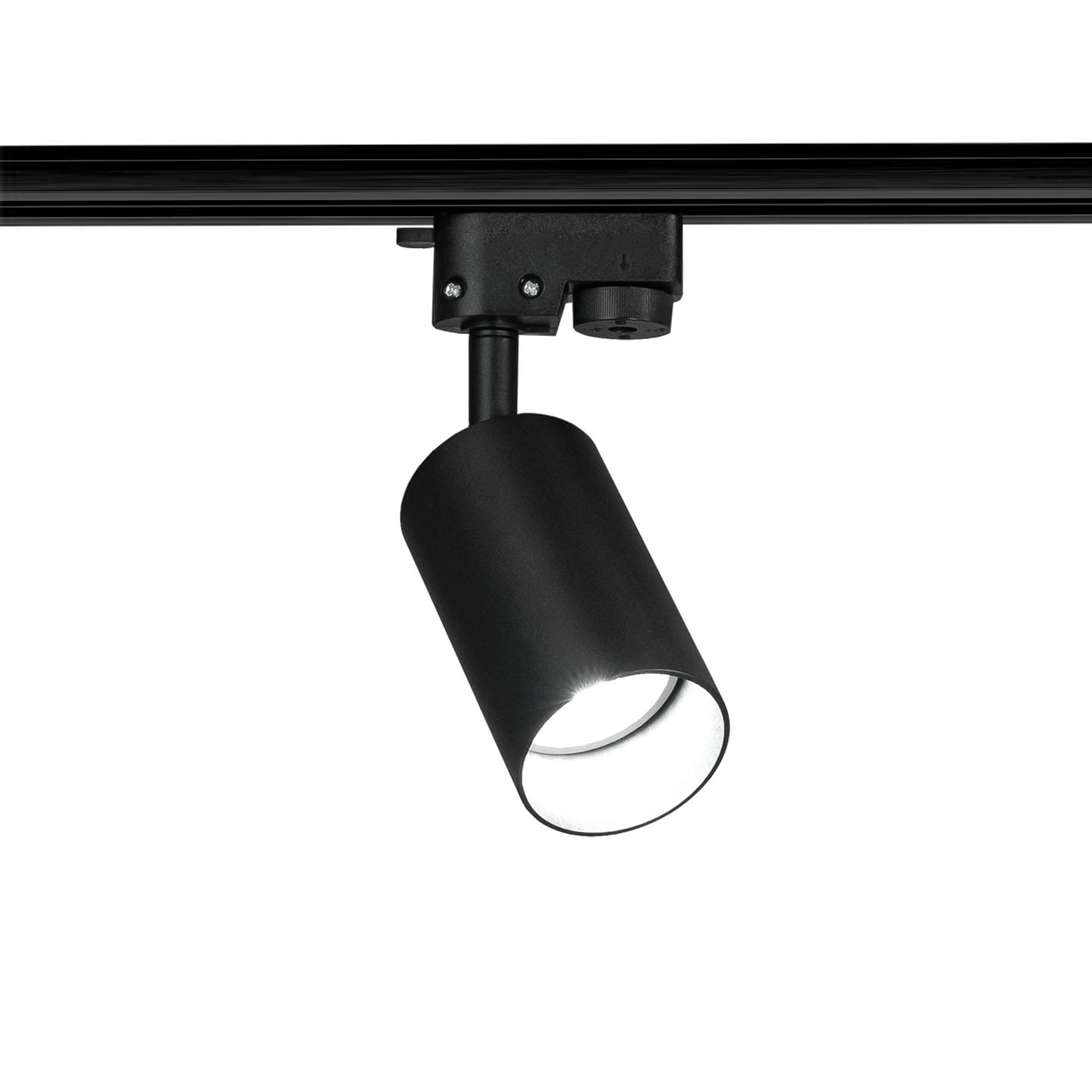 Reflektor szynowy czarny 90° szynoprzewód GU10 1f