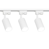 3x Reflektor szynowy biały 90° szynoprzewód GU10 1f + szyna 1,5m