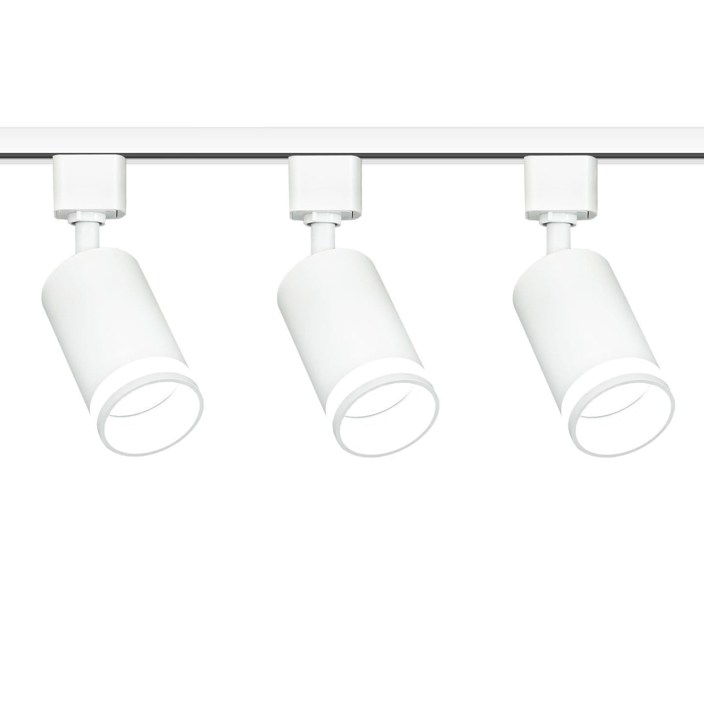 3x Reflektor szynowy RING biały LED PLUS 1-fazowy + szyna 1,5m