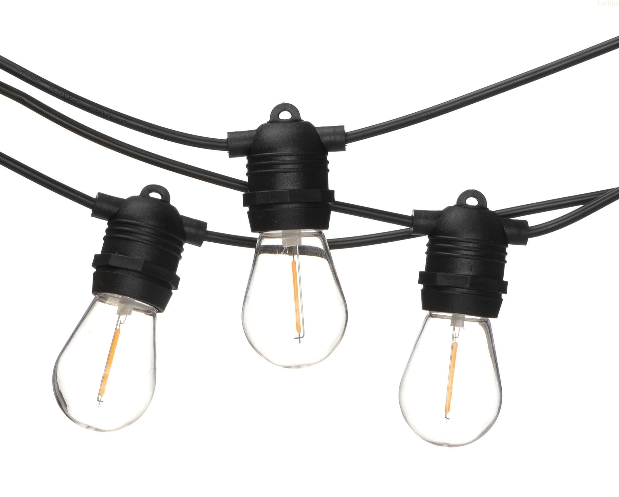 Girlanda 24V 9m + zasilacz i żarówki 0,5W 2700K