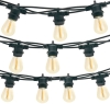 Girlanda LED ogrodowa 15m IP44 + 15 żarówek E27 czarna