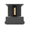 Lampa zewnętrzna ścienna antracyt sześcian VALIT 12W 4000K IP65