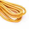 Kabel w oplocie z wtyczką złoty 2x0,75mm z przełącznikiem 4m