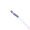 Przewód z wtyczką i przełącznikiem biały PVC 2x0,75mm 4m