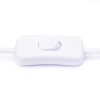 Przewód z wtyczką i przełącznikiem biały PVC 2x0,75mm 4m