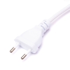 Przewód z wtyczką i przełącznikiem biały PVC 2x0,75mm 4m