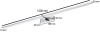 Kinkiet nad lustro 120 cm chrom 24W neutralny VENUS wymiary