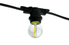 Girlanda ogrodowa 30 m czarna + 30 żarówek LED E27 1,3W 2700K