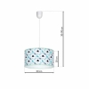 Lampa wisząca do pokoju dziecięcego z dinozaurami DINO 1xE27
