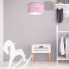 Lampa sufitowa do pokoju dziewczynki różowa z abażurem BALETNICA 1xE27