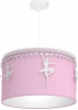 Lampa sufitowa do pokoju dziewczynki różowa z abażurem BALETNICA 1xE27