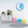 Plafon do pokoju dziecięcego z pilotem niebieski księżyc NOTE BLUE 40W LED 48cm