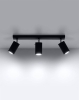 Reflektorki na szynie SPOT lampa RING czarna 3-punktowa GU10