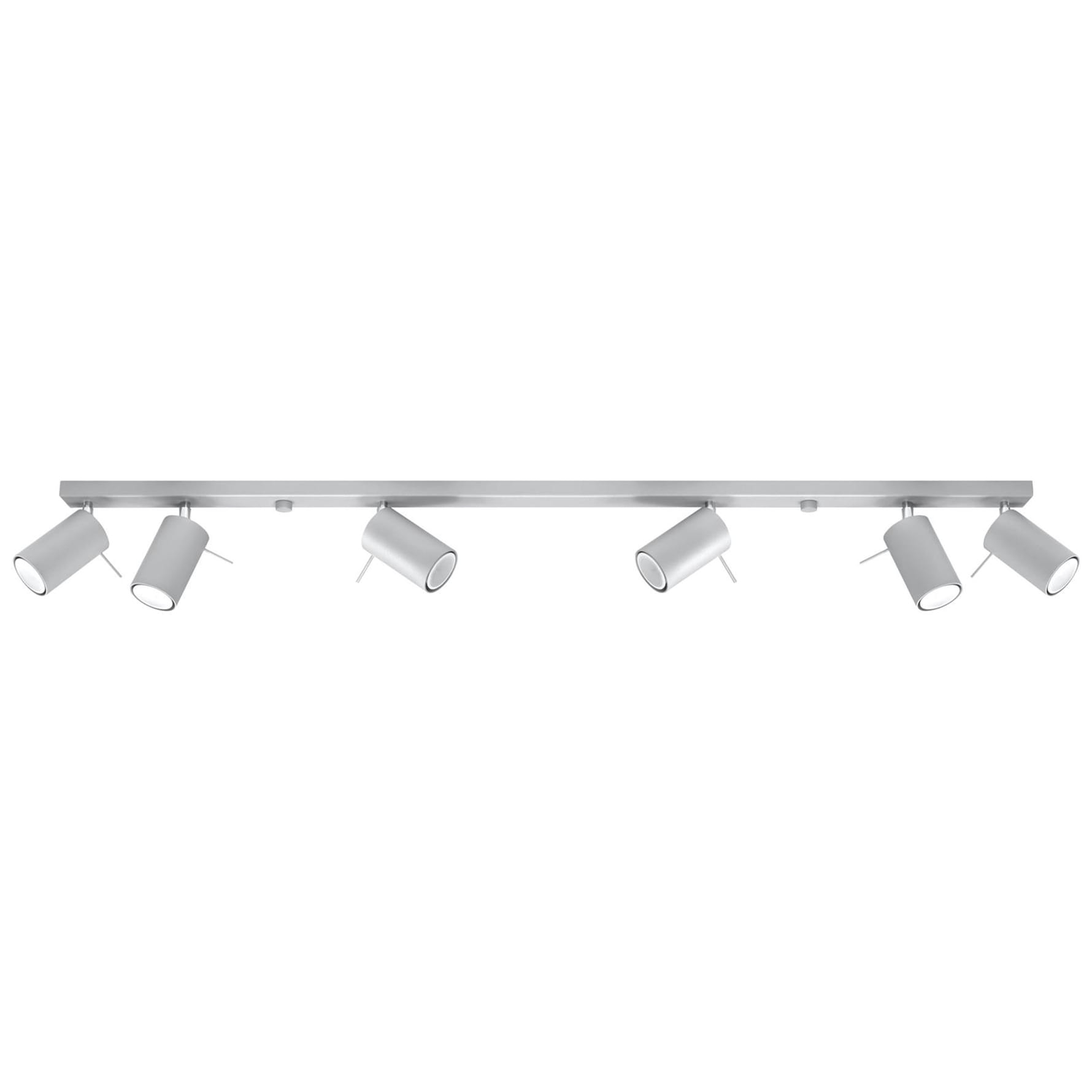 Reflektorki na szynie SPOT lampa RING szara 6-punktowa GU10