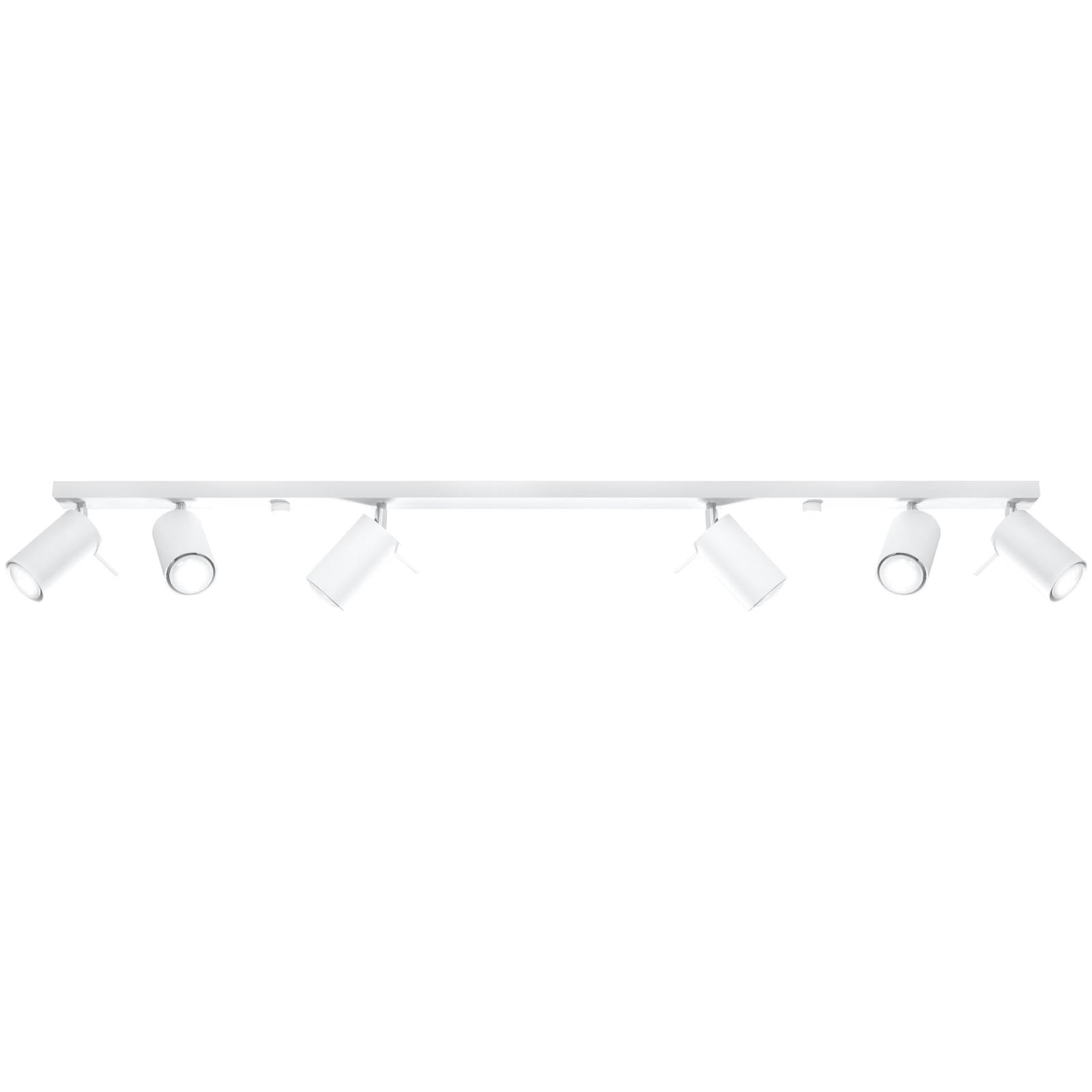 Reflektorki na szynie SPOT lampa RING biała 6-punktowa GU10