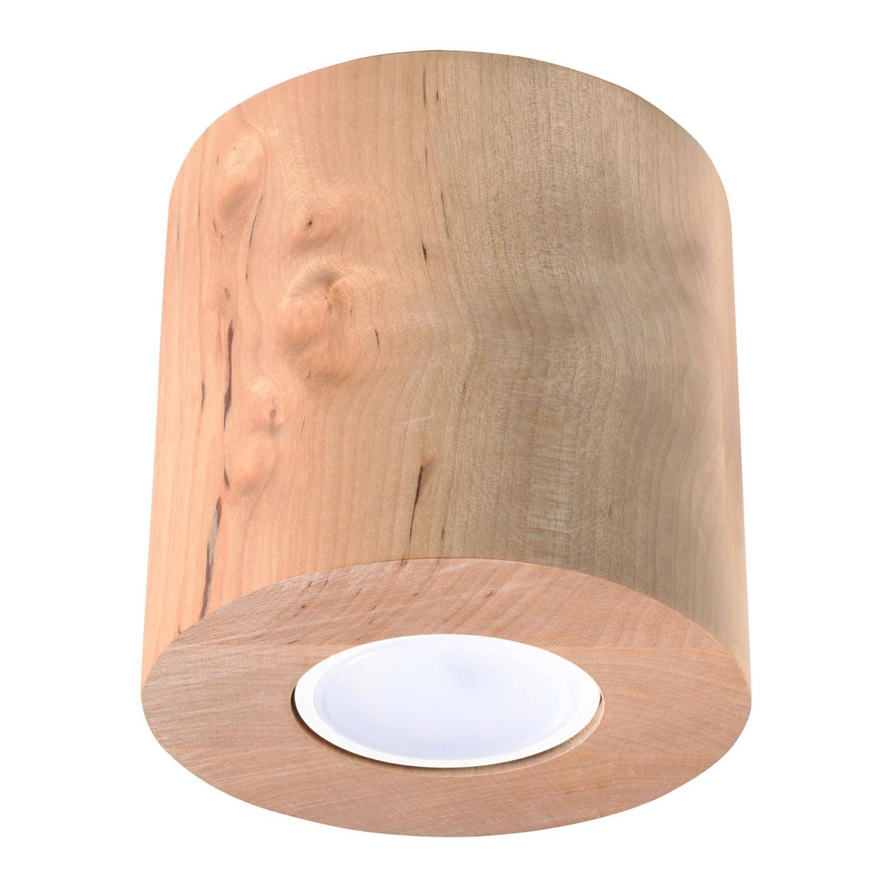 Spot drewniany tuba ORBIS naturalne drewno GU10