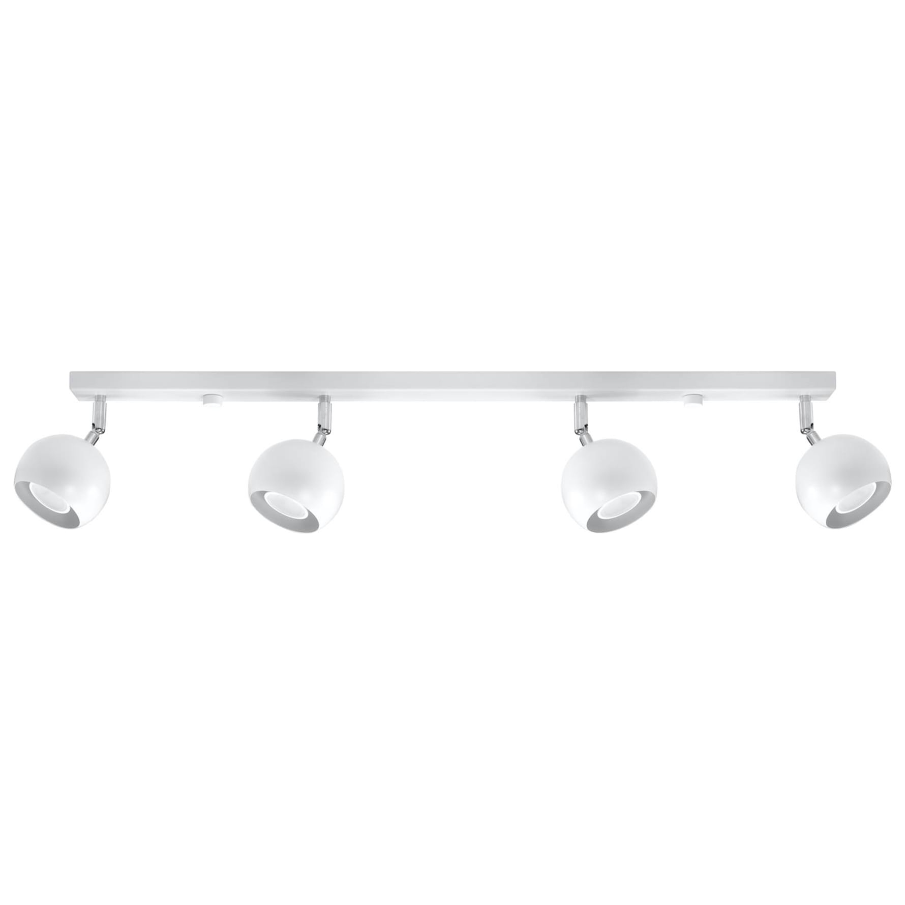 Lampa sufitowa 4 punktowa biała OCULARE 4L GU10