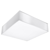 Plafon kwadratowy biały 2xE27 LED HORUS 35