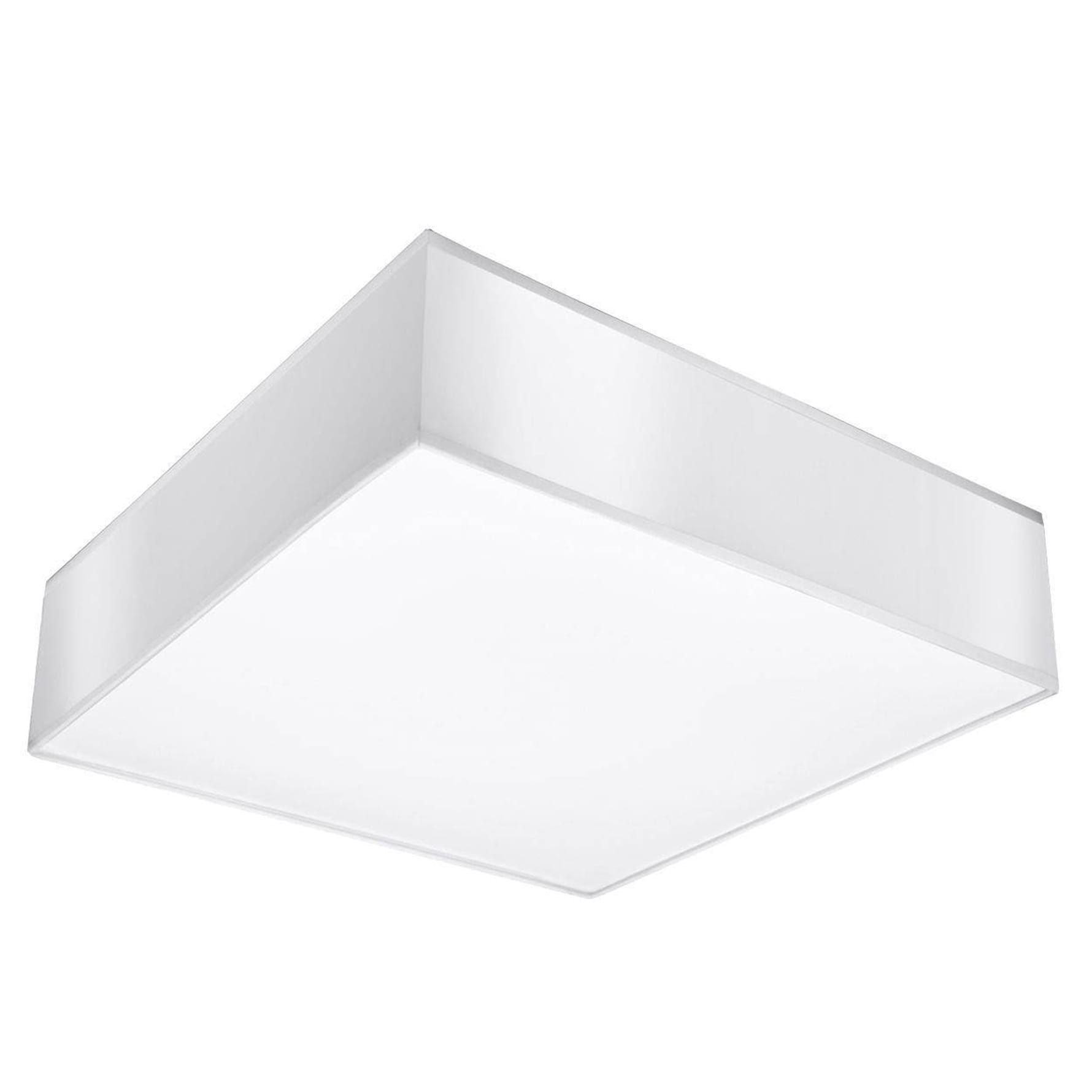 Plafon kwadratowy biały 2xE27 LED HORUS 35