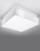 Plafon kwadratowy biały 4xE27 LED HORUS 55