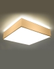 Plafon kwadratowy biały 3xE27 LED HORUS 45