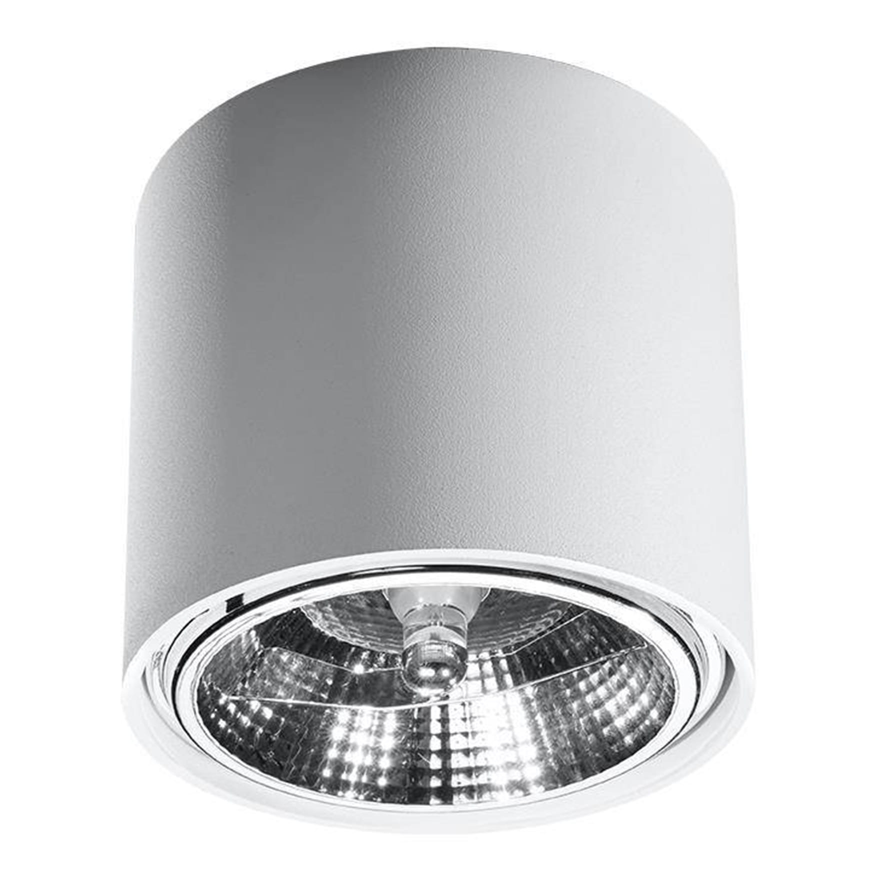 Lampa tuba biała TIUBE GU10 AR111