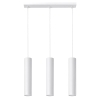 Lampa wisząca tuba potrójna LAGOS biała