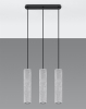Lampa potrójna wisząca tuba betonowa LUVO