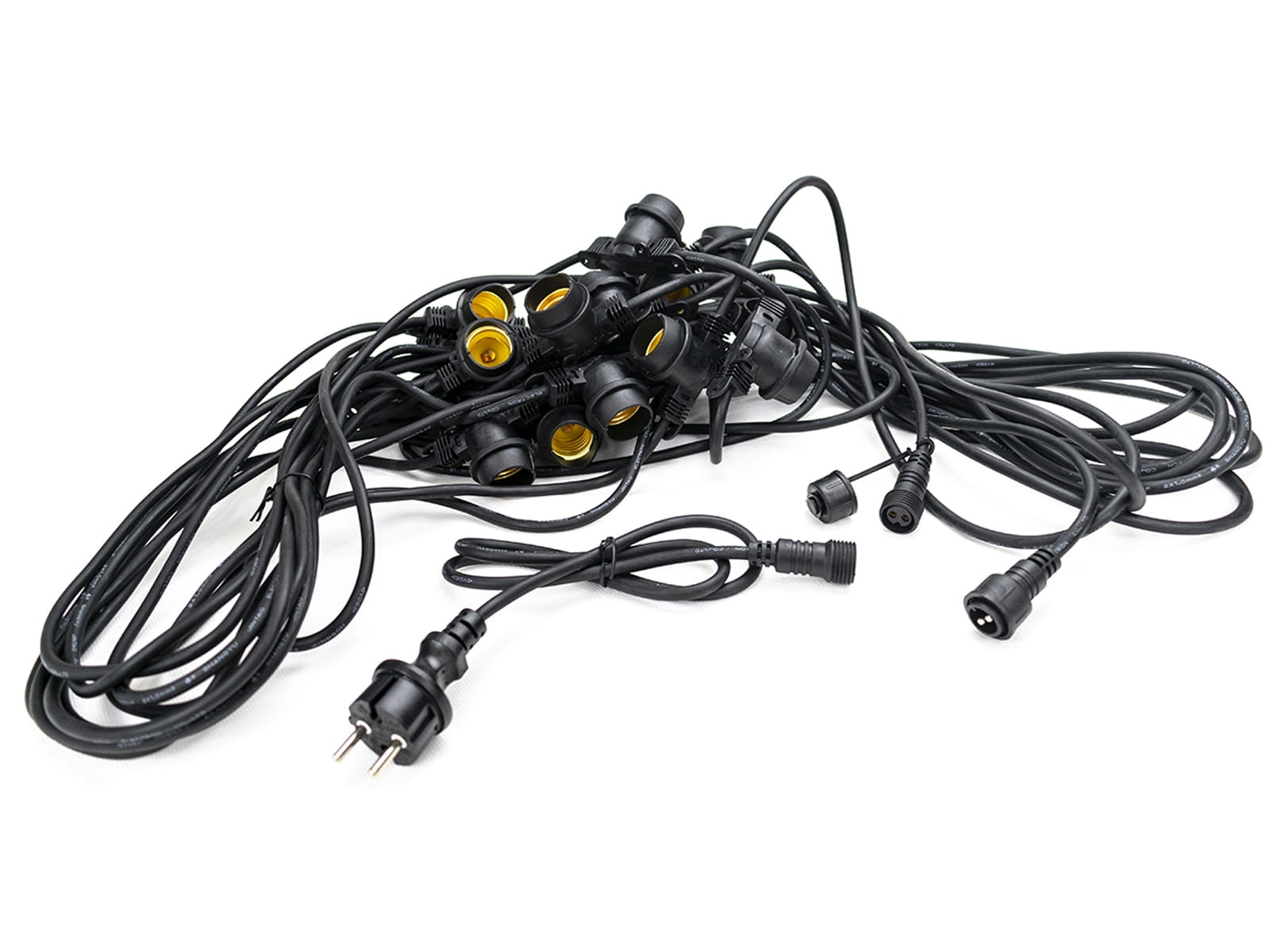 Girlanda Mimosa 10m linia sznur świetlny  20 x gniazda E27 filament