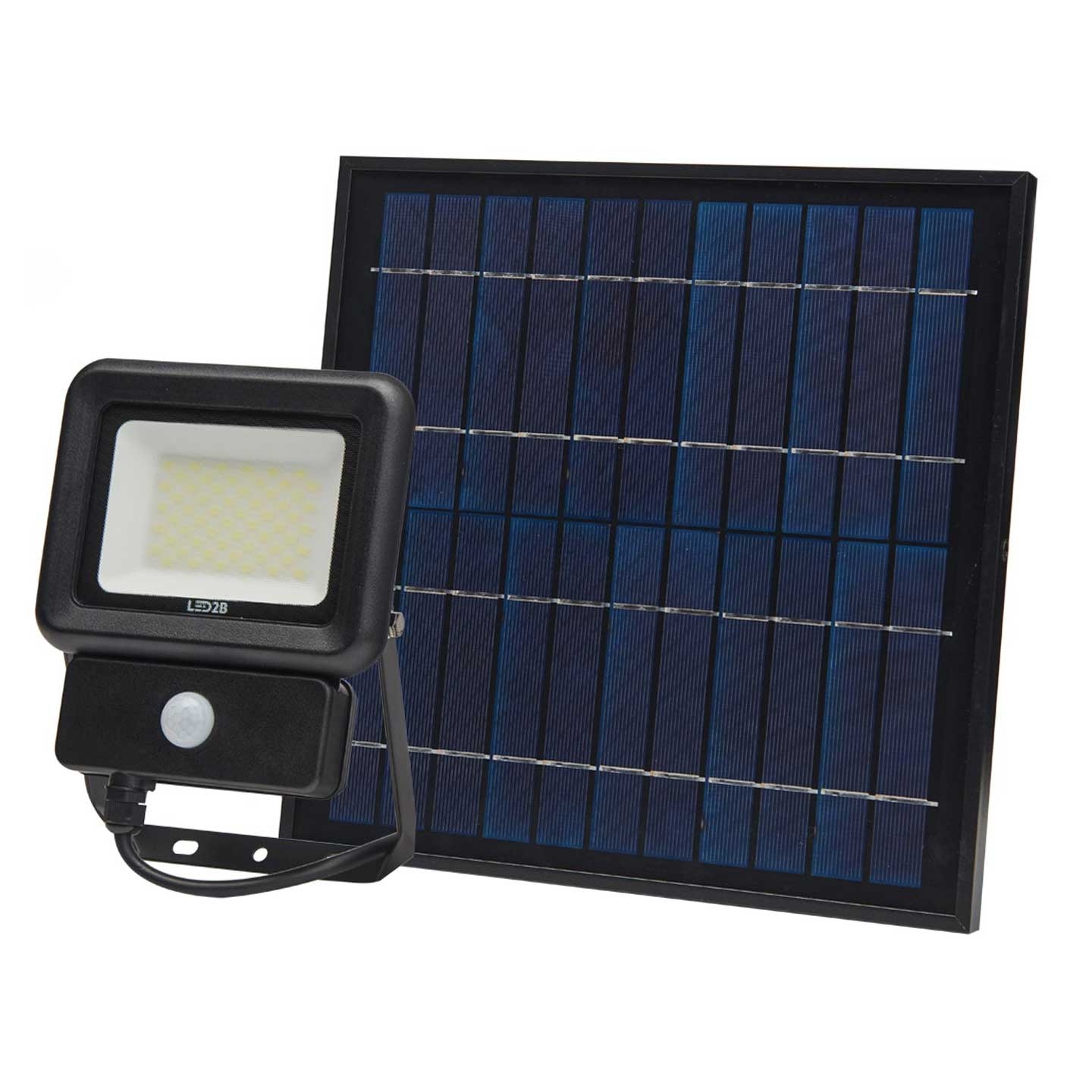 Naświetlacz solarny z czujnikiem ruchu 30W SOLAR LED NCS IP65 zewnętrzny 6500K