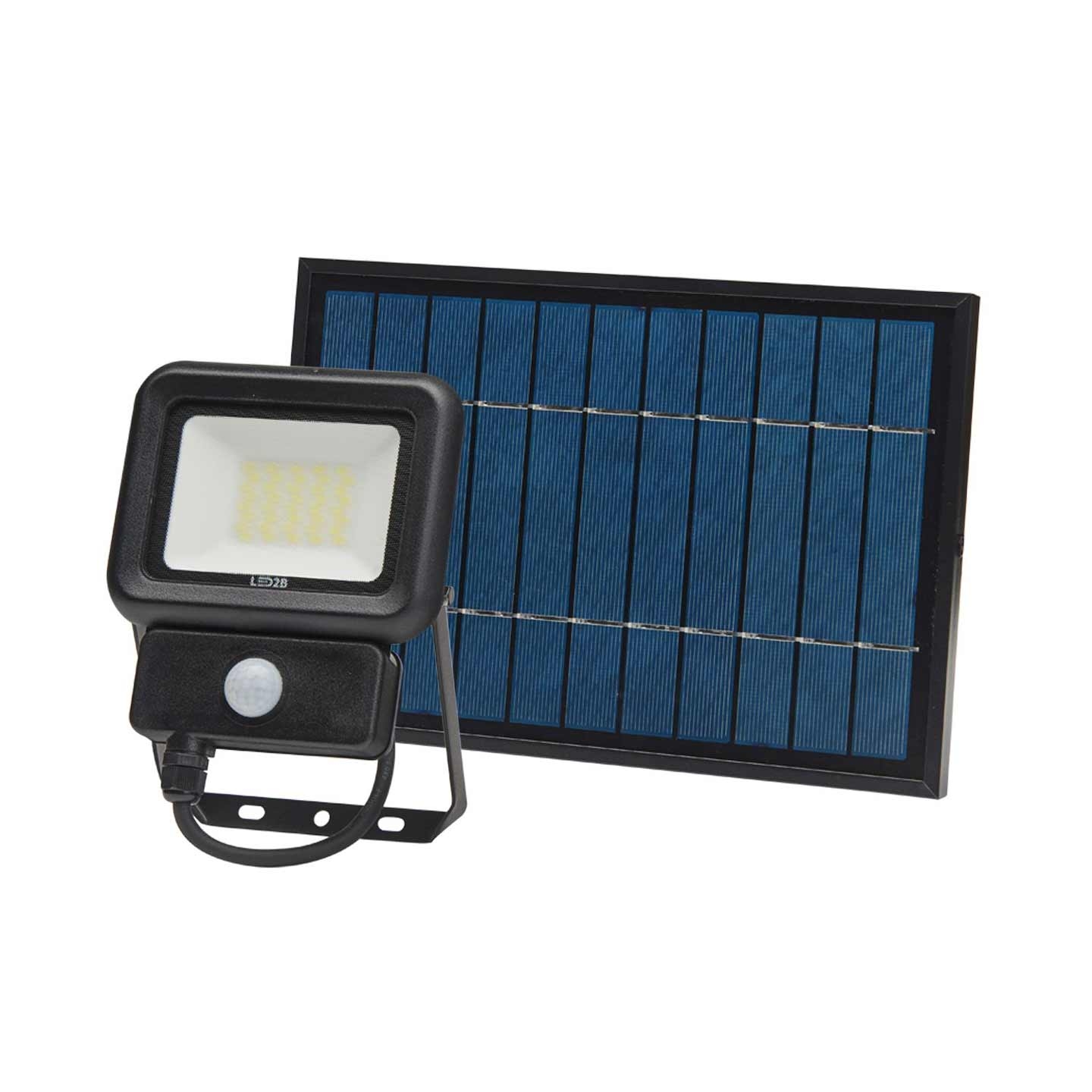 Naświetlacz z czujnikiem ruchu solarny 20W SOLAR LED NCS IP65 zewnętrzny 6500K