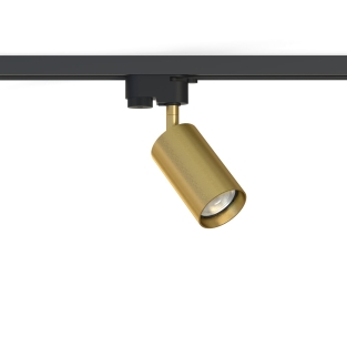 Reflektor szynowy GU10 czarno złoty KLEMENS system szynowy 1 fazowy
