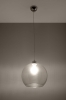 Lampa wisząca kula szklana BALL przezroczysta E27