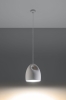 Lampa ceramiczna wisząca BUKANO biała